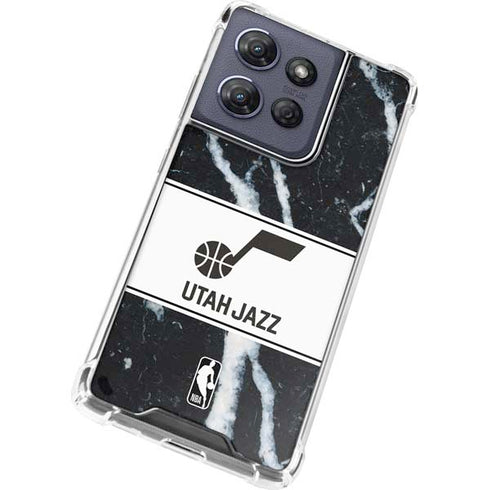 NBA Utah Jazz Marble Moto G Play 5G (2025) Clear Case